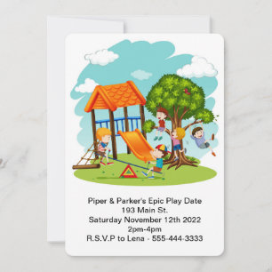 Play Date  Invitation