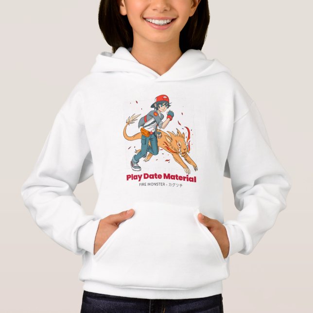 Play Date Material Kids Tee – Sharing, Kindness &  (Front)