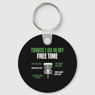 Play Disc Golf Watch Disc Golf Funny Disc Golfer Key Ring