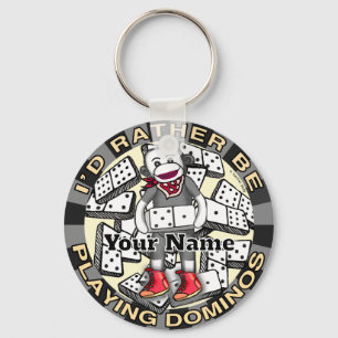 Play Dominos Key Ring