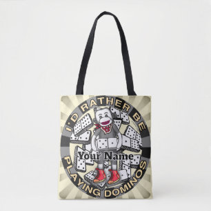 Play Dominos Tote Bag