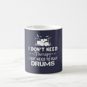 PLAY DRUMS COFFEE MUG