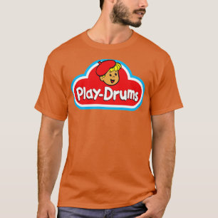 Play Drums PlayDoh style design Long Sleeve T-Shirt