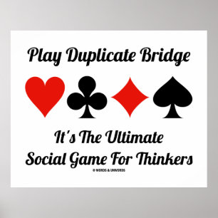 Play Duplicate Bridge It's Ultimate Social Game Poster