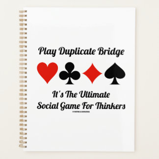 Play Duplicate Bridge Ultimate Social Game Thinker Planner