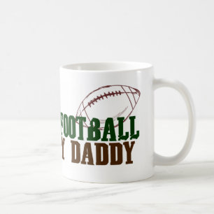 Play fantasy footbal with daddy coffee mug