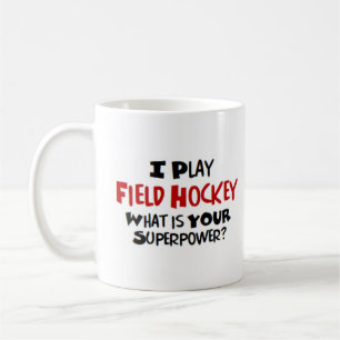 play field hockey coffee mug