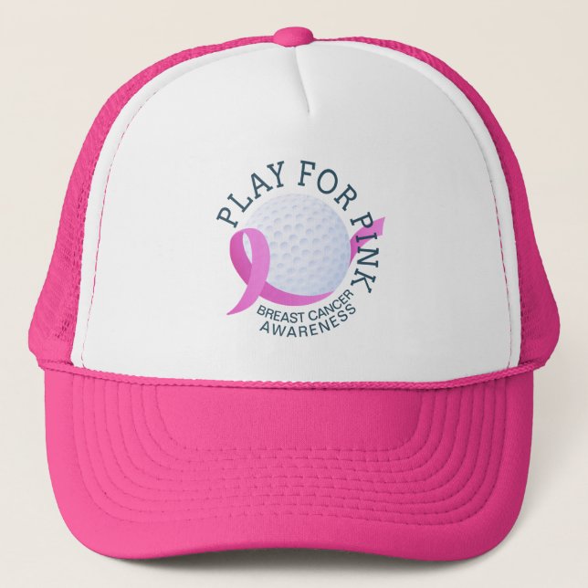 Play For Pink Breast Cancer Awareness | Hat (Front)