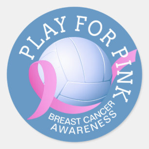 Play For Pink Breast Cancer Awareness   Sticker