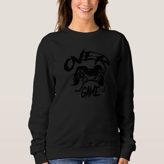 Play Game Control Game Over Vintage  2 Sweatshirt (Front)