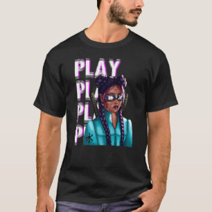 Play Gamer Japanese Samurai Katana Gaming Virtual T-Shirt