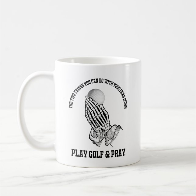 Play Golf And Pray Mug (Left)