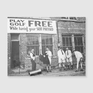 Play Golf Free (While Having Your Suit Pressed) Po