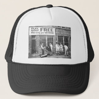 Play Golf Free (While Having Your Suit Pressed) Trucker Hat