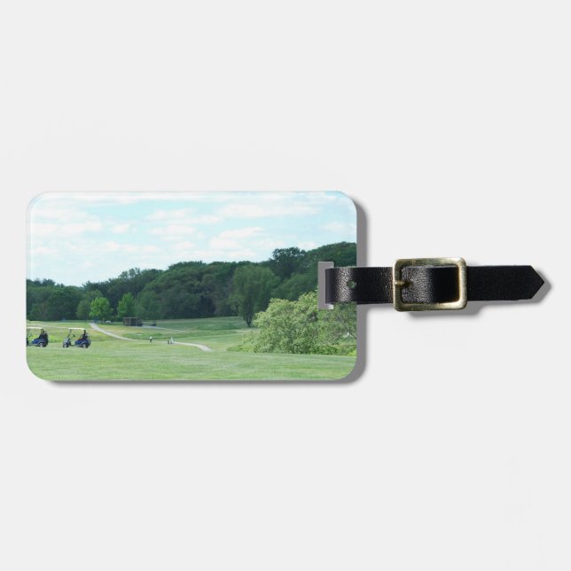 Play Golf Luggage Tag (Front Horizontal)