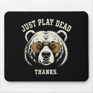 Play Government Agencyd Thanks Funny Gly Bear Mouse Mat