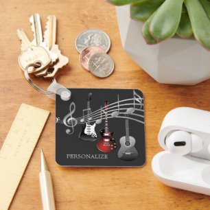 Play Guitar  Key Ring