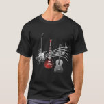Play Guitar T-Shirt<br><div class="desc">T-Shirt. Play Guitar. A great gift for a guitar player or anyone that love music and dancing. More guitar designs available in my store!!! ✔Note: Not all template areas need changed. 📌If you need further customization, please click the "Click to Customize further" or "Customize or Edit Design"button and use our...</div>