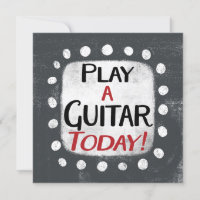Play Guitar Today Greeting Card