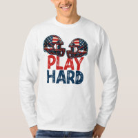 Play Hard American Football Helmet