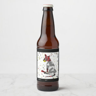 Play Hard, blank Beer Bottle Label