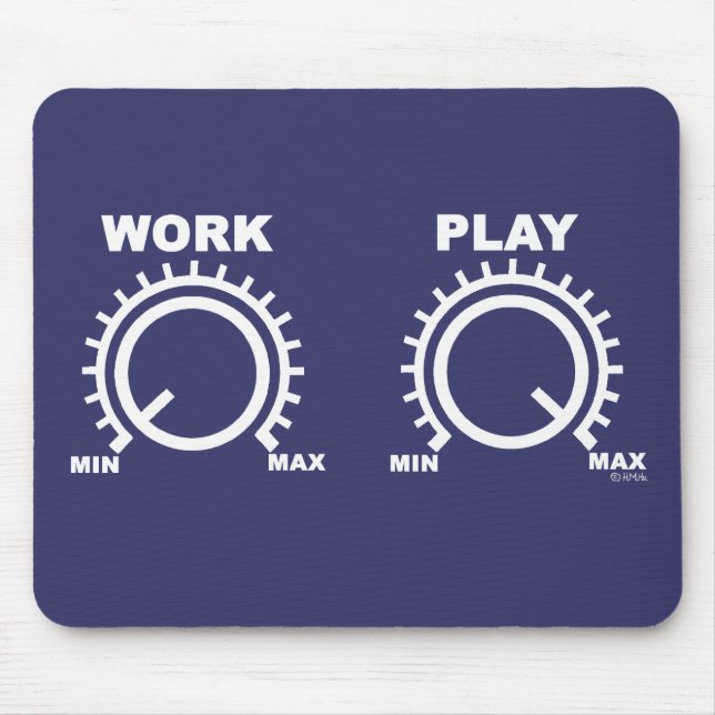 Play hard mouse mat (Front)