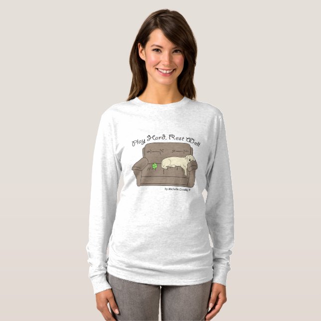 play hard rest well T-Shirt (Front Full)