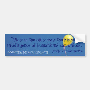 play intelligence - Customised - Customised Bumper Sticker