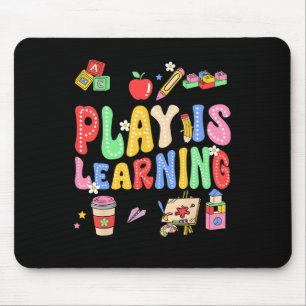 Play Is Learning Teacher Kids Back To School First Mouse Mat