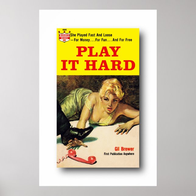 Play It Hard - Gil Brewer Poster (Front)