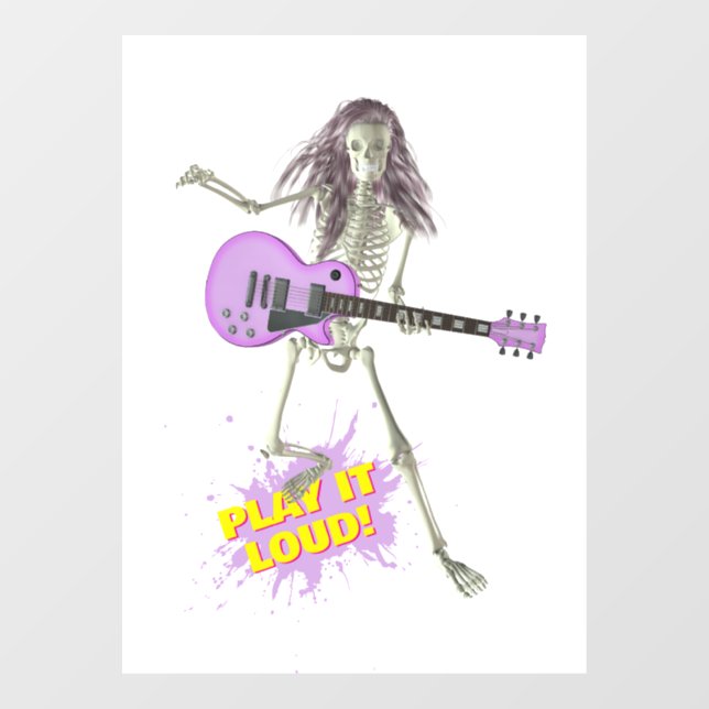 Play It Loud!  Window Cling (Sheet)