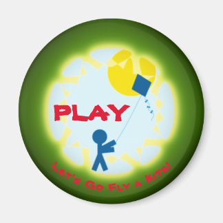Play! Let's Go Fly a Kite! Magnet