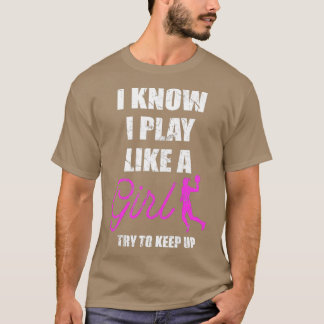 Play like a girl Handball Women Handball Player T-Shirt