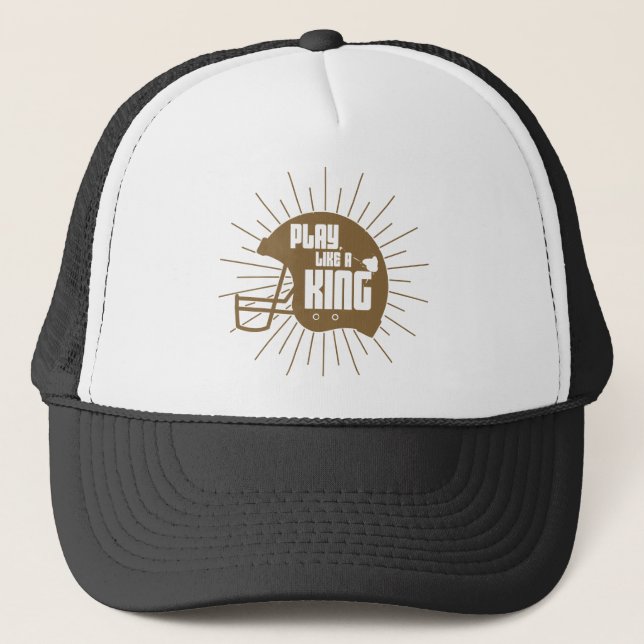 Play Like king Trucker Hat (Front)