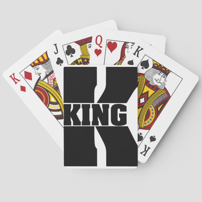 "Play like royalty with our professional King  Playing Cards (Back)