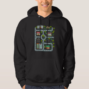 Play Mat Car Street For Playing For Dad And Mum Hoodie