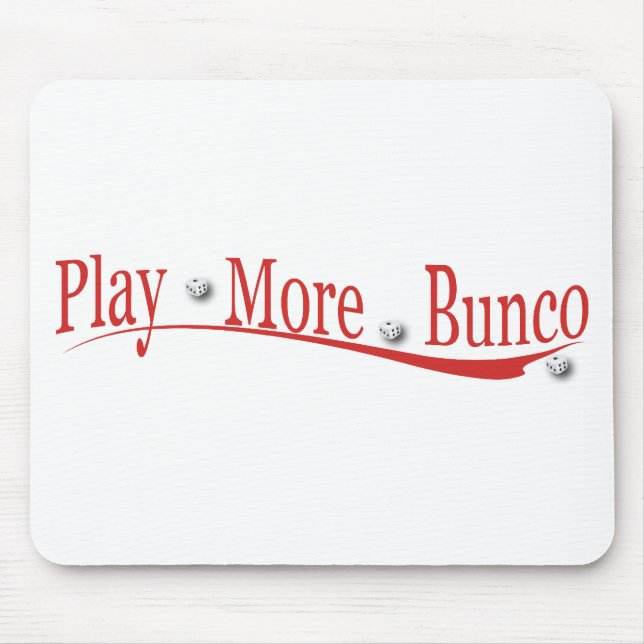Play More Bunco Mouse Mat (Front)