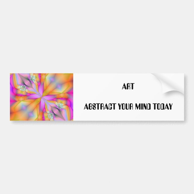 Play On Fractal 2, ARTABSTRACT YOUR MIND TODAY Bumper Sticker (Front)