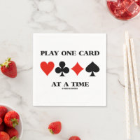 Play One Card At A Time Four Card Suits