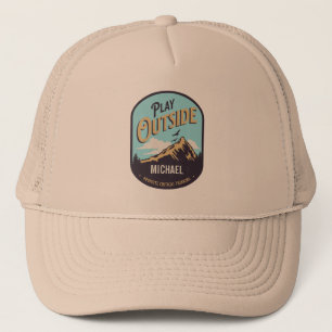 Play Outside Promote Critical Thinking Trucker Hat