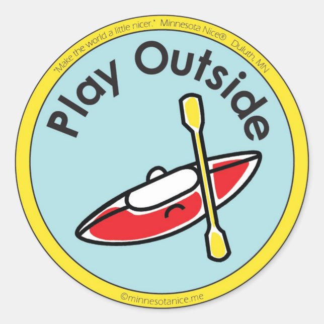 Play Outside Sticker (Front)