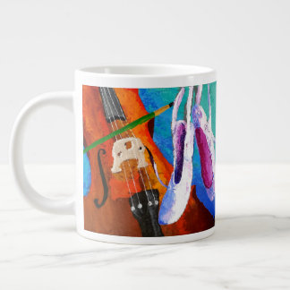 “Play Paint Pointe” Jumbo Coffee Mug by panoplei