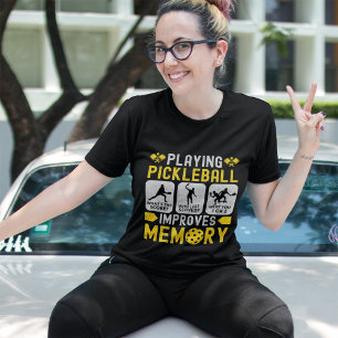 Play Pickleball Exercises Memory T-Shirt