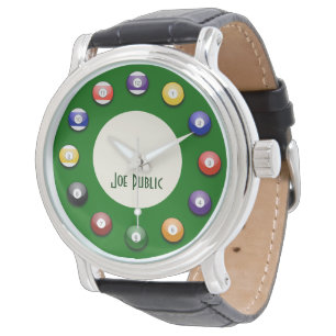 Play Pool - A Pool Ball Mens Watch