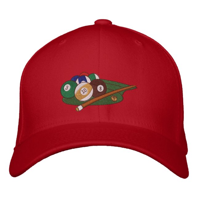 Play Pool Embroidered Hat (Front)