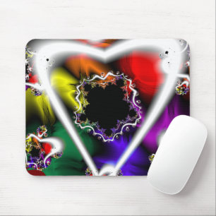 Play Rainbow Fractal Art Mouse Mat
