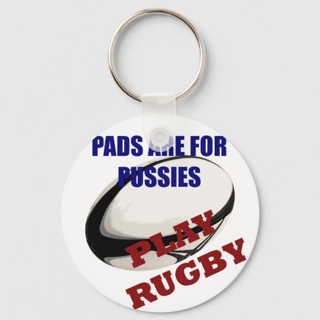 Play Rugby Key Ring (Front)