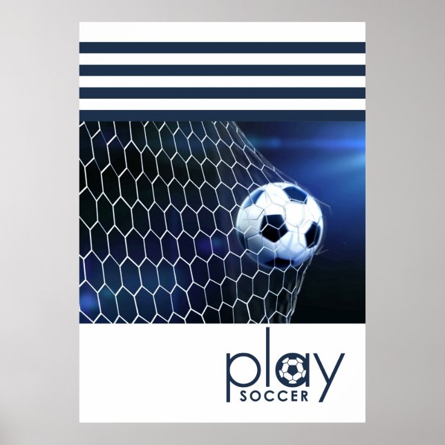 Play Soccer Poster (Front)
