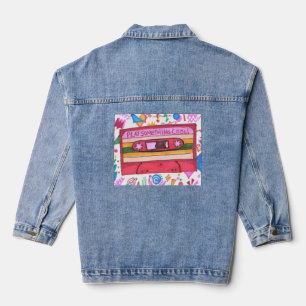 Play Something Cool Epic Music Mixtape Art Denim Jacket