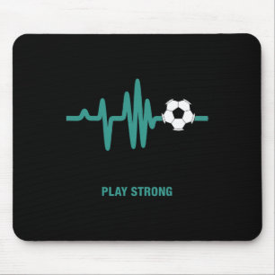 Play Strong Soccer Heartbeat Soccer Ll Mouse Mat